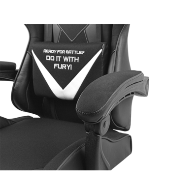 Silla Gaming Fury Avenger L Negra/Blanca