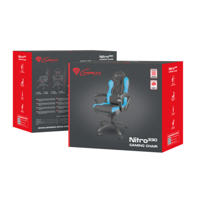 Silla Gaming Génesis Nitro 330 Negro/Azul