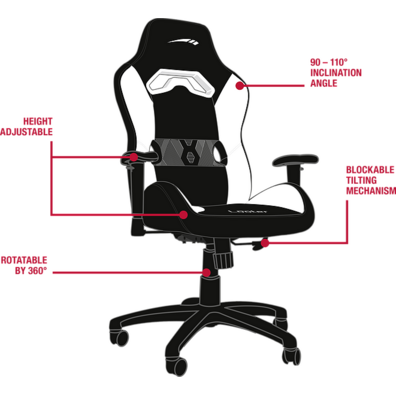 Silla Gaming Speedlink Looter Black/White