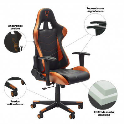 Silla Gaming Woxter Stinger Station Naranja