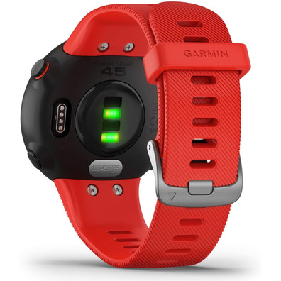 Smartwatch Garmin Forerunner 45 Notificaciones/Frecuencia Cardíaca/GPS Rojo