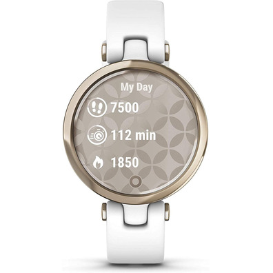 Smartwatch Garmin Lily Sport Oro Crema/Blanco