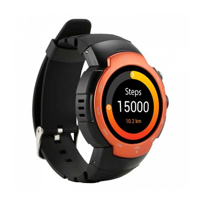 Smartwatch Leotec Black Diamond Naranja