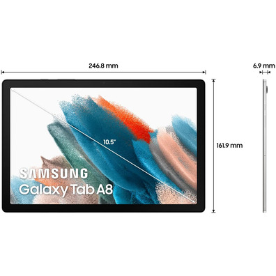 Tablet Samsung Galaxy Tab A8 10.5'' 3GB/32GB 4G Plata