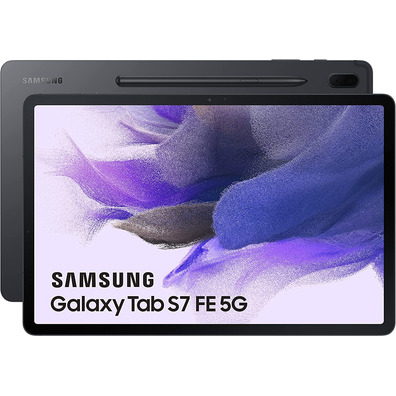 Tablet Samsung Galaxy Tab S7 FE 12.4" 4GB/64GB 5G Negra