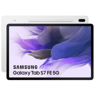 Tablet Samsung Galaxy Tab S7 FE 12.4" 4GB/64GB 5G Plata