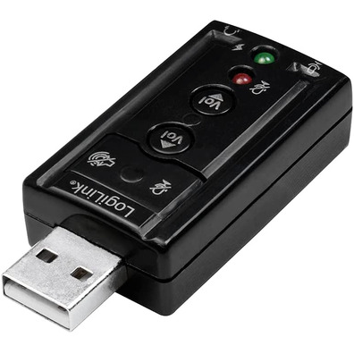 Tarjeta de Sonido Logilink 7.1 USB UA0078