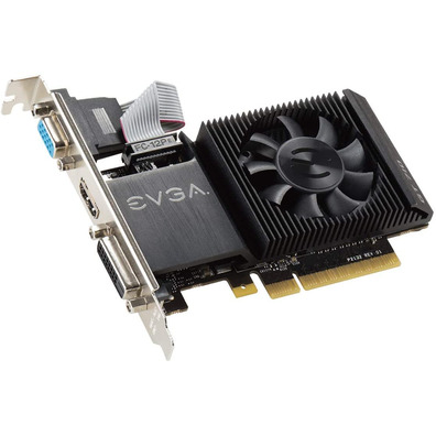 Tarjeta Gráfica EVGA GeForce GT 710/1GB DDR3 Perfil Bajo