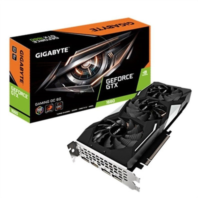 Tarjeta Gráfica Gigabyte Geforce GTX 1660 Gaming OC 6GB GDDR5