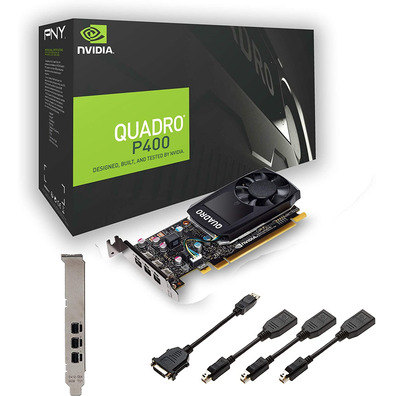 Tarjeta Gráfica PNY Quadro P400 2GB GDDR5 DP V2