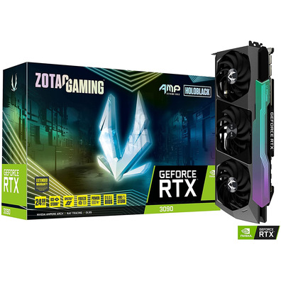 Tarjeta Gráfica Zotac Gaming Geforce RTX3090 AMP Extreme Holo 24GB GDDR6X