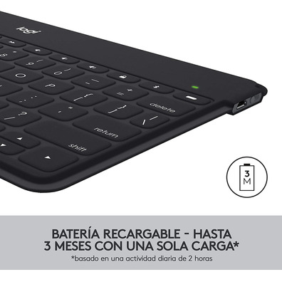 Teclado Bluetooth Logitech Keys-to-Go iPhone/iPad Rosa