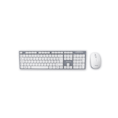 Teclado + Ratón Approx APPKBWELEGANT Wireless USB Gris/Blanco