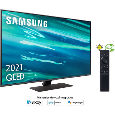 Televisión QLED 50'' Samsung QE50Q80A Smart TV/4K UHD/Wifi