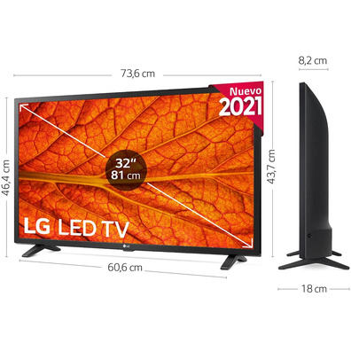 Televisor LG 32LM637BPLA 32" HD/ Smart TV/WiFi