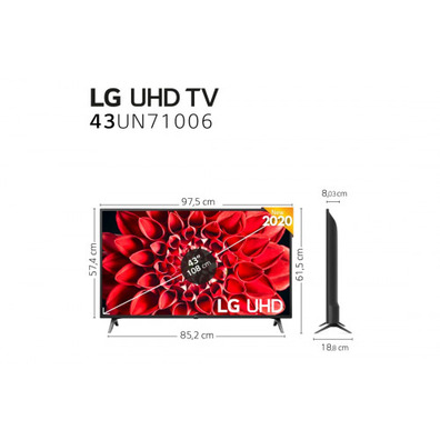 Comando Universal para TV LG Smart TV LED uhd 60un7100 