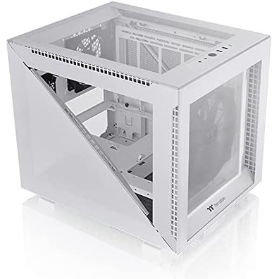 Torre Micro-ATX Thermaltake Divider 200 TG Blanco