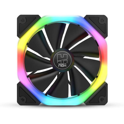 Ventilador Nox Hummer S-FAN 12 cm ARGB Rainbow