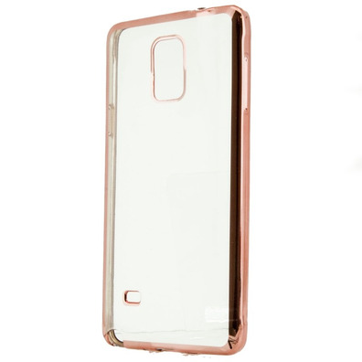 Funda TPU Metal Samsung Galaxy Note 4 Rosa X-One