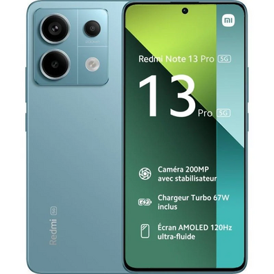 Xiaomi Redmi Note 13 Pro 12GB/ 512GB/ 6.67"/ 5G/ Verde Azulado