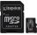 Tarjeta de memoria MicroSD XC 256GB Kingston Canvas Select+Adapt