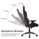 AKRacing Silla Gaming Core Series SX Rojo