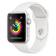 Apple Watch Series 3 38mm GPS Aluminio/Plata con correa deportiva blanca MTEY2QL/A