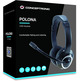 Auriculares con Micrófono Conceptronic Polona 01B Negro