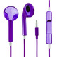 Auriculares Manos Libres para iPhone Morado