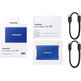 Disco Externo SSD Samsung Portable T7 500GB USB 3.2 Azul