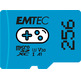 Emtec MicroSD XC UHS-1 U3 V30 A1 256GB Azul Switch