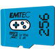 Emtec MicroSD XC UHS-1 U3 V30 A1 256GB Azul Switch