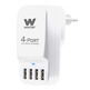 Enchufe 4 puertos USB Woxter Blanco