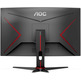 Monitor Gaming LED 24'' AOC C24G2AE/BK Curvo Negro