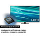 Televisión QLED 50'' Samsung QE50Q80A Smart TV/4K UHD/Wifi