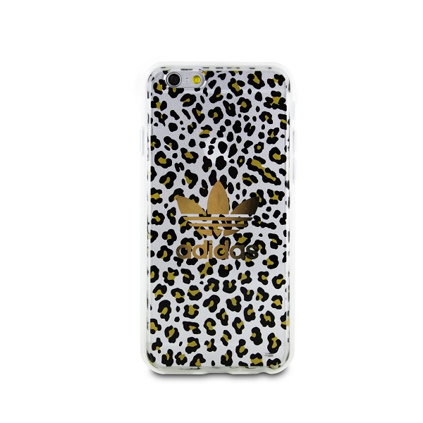 cisne Preceder Pescador Carcasa Seethrough leopardo apple iPhone 6/6S Adidas