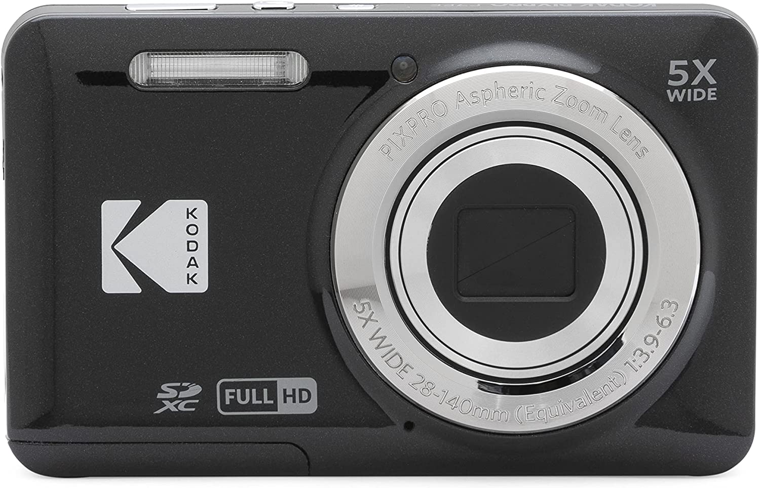 Cámara compacta Kodak Pixpro Fz55 de 16 MP, Full HD, zoom 5x, color azul  Kodak