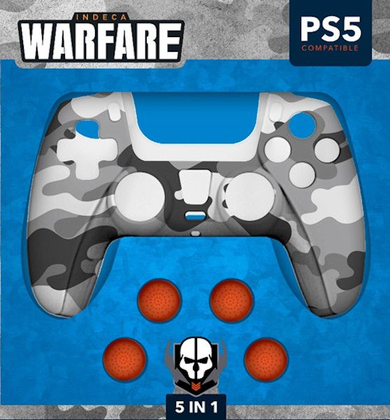 Carcasa para mando PS5 Indeca Warfare 2021. Playstation 5