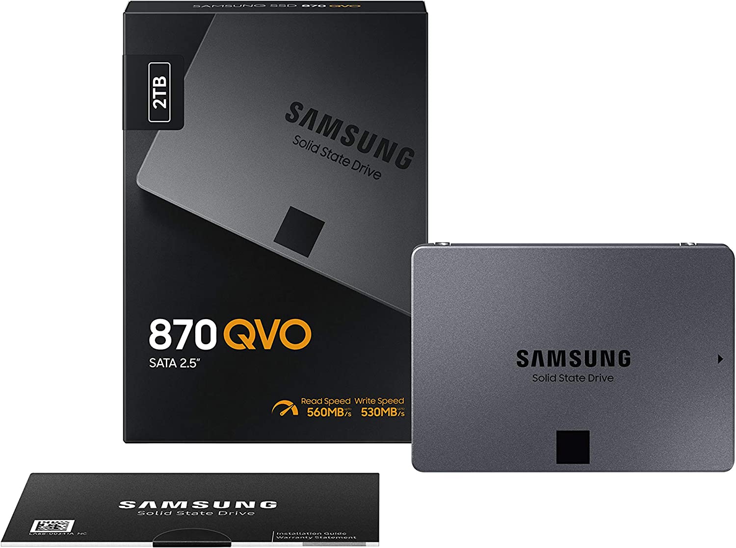 sátira engañar Clínica Disco Duro SSD Samsung 870 QVO 2TB SATA 3 2.5''