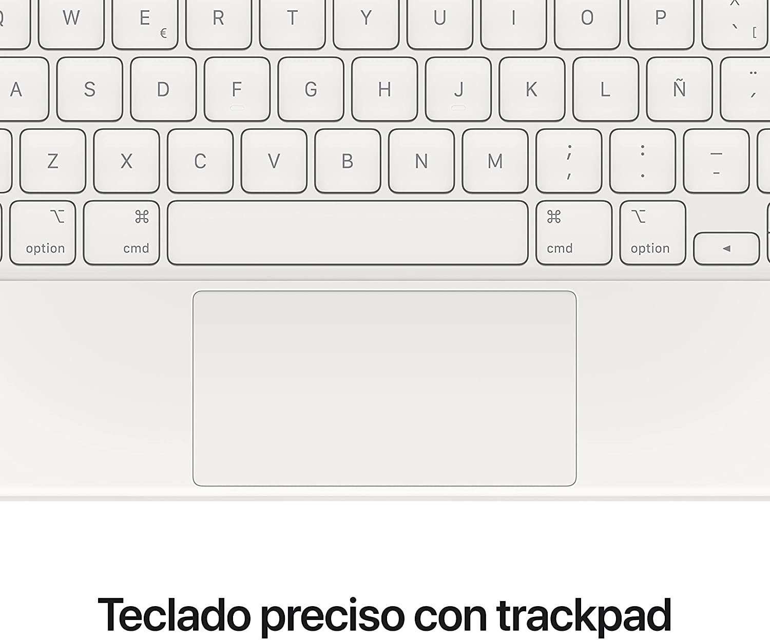 Funda Teclado iPad Pro 11'' APPLE Magic Keyboard (Idioma Español - Blanco)