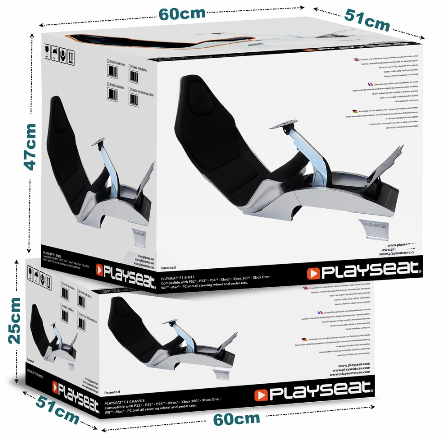 Playseats Challenge - Silla de juego para PS 2, PS 3, Xbox, Xbox 360, Wii,  Mac y PC